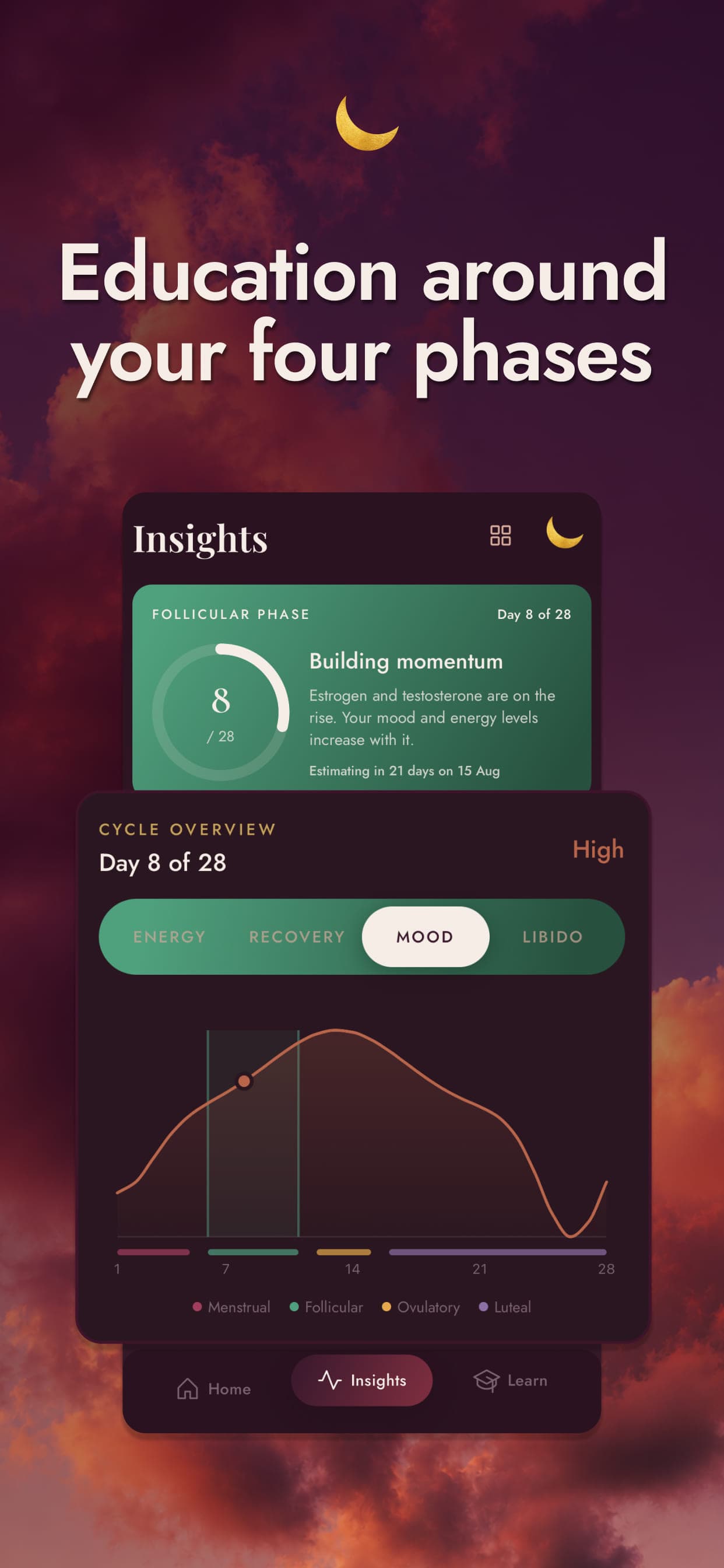 Luna app screen 3