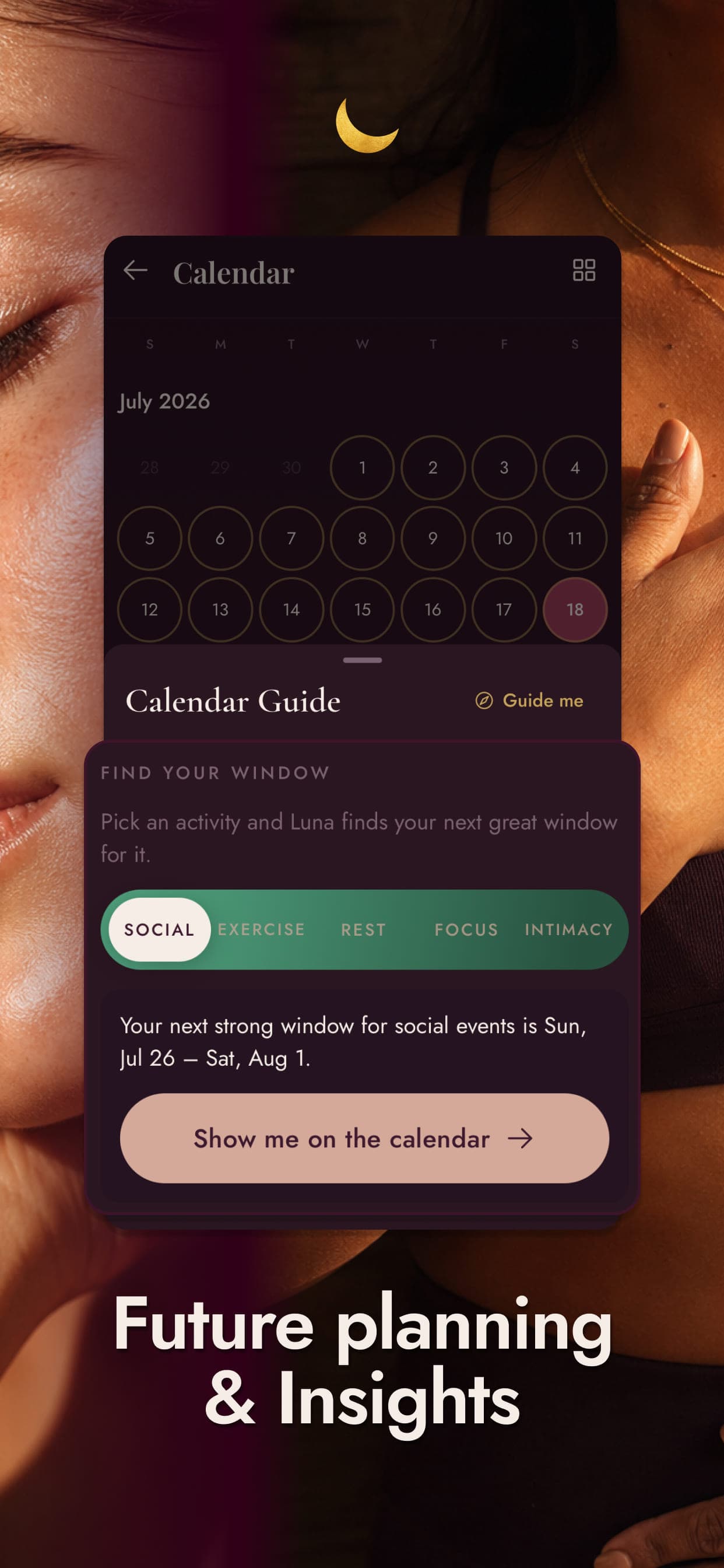 Luna app screen 4