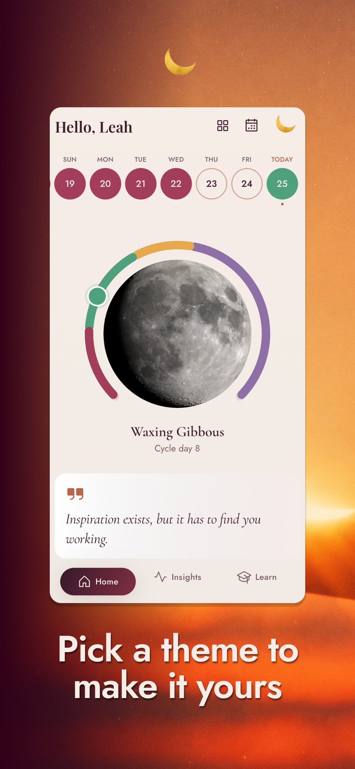 Luna app screen 6