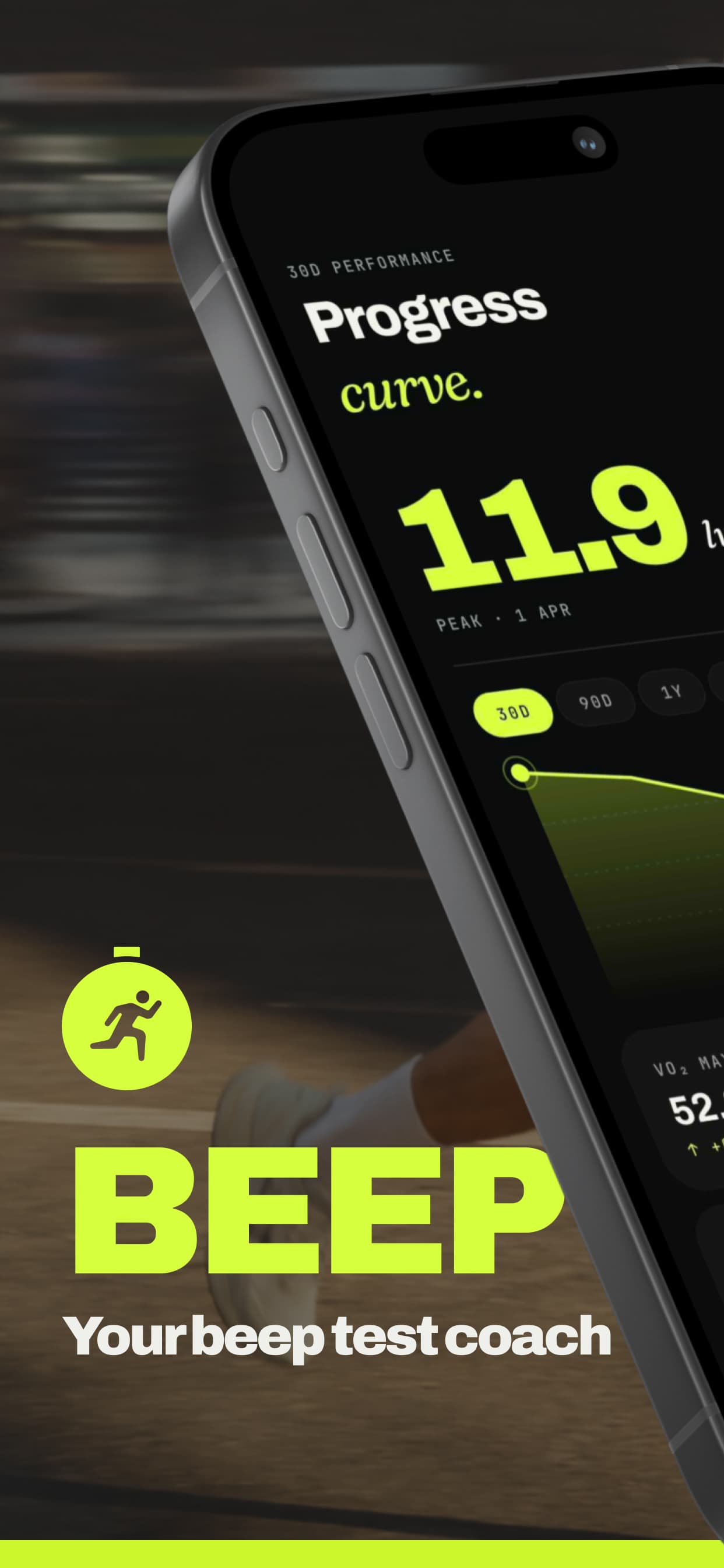 Beep app screen 1