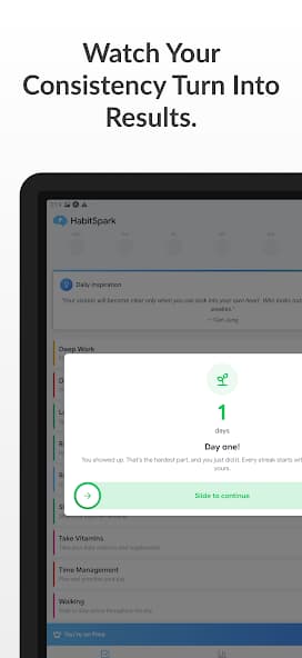 Habit Spark app screen 13