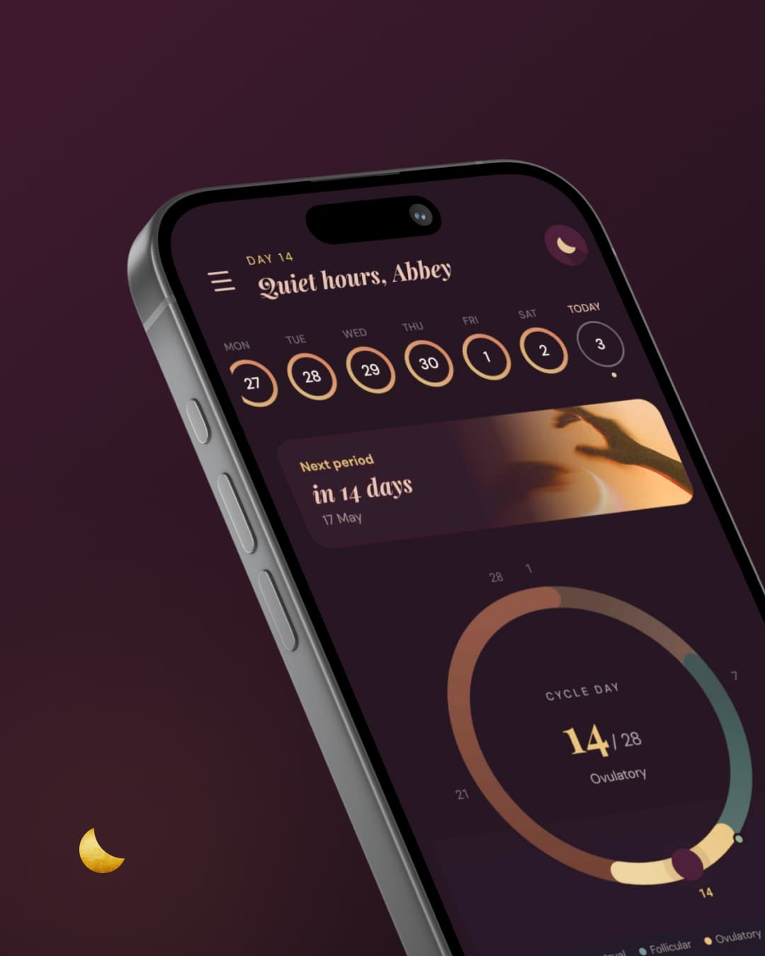Luna app screen 4