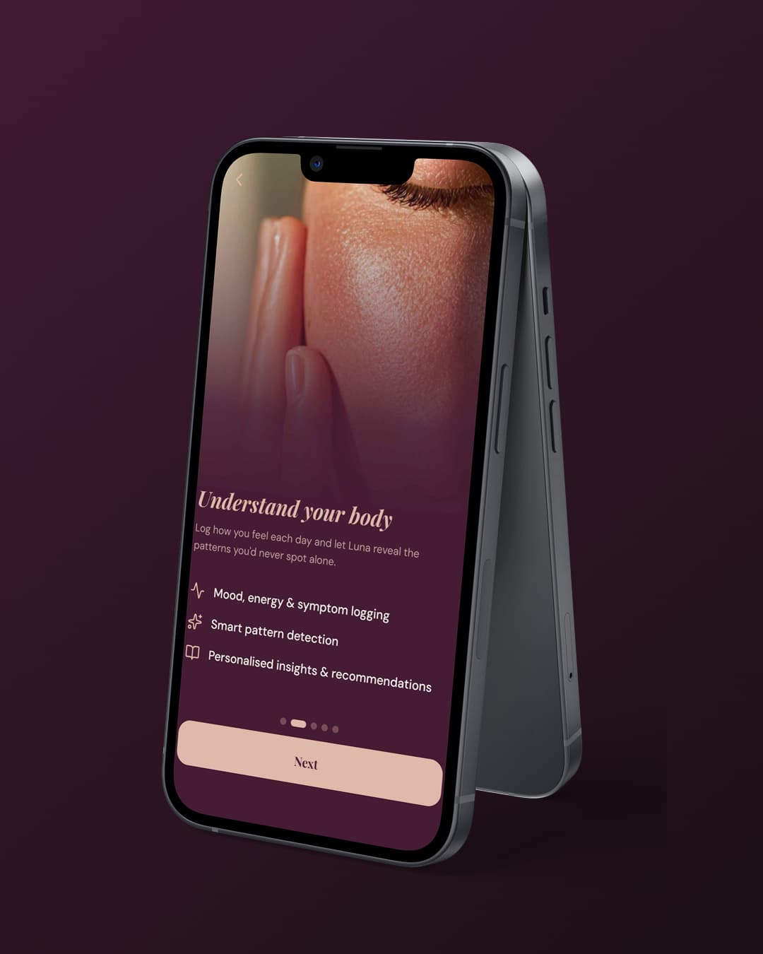 Luna app screen 3